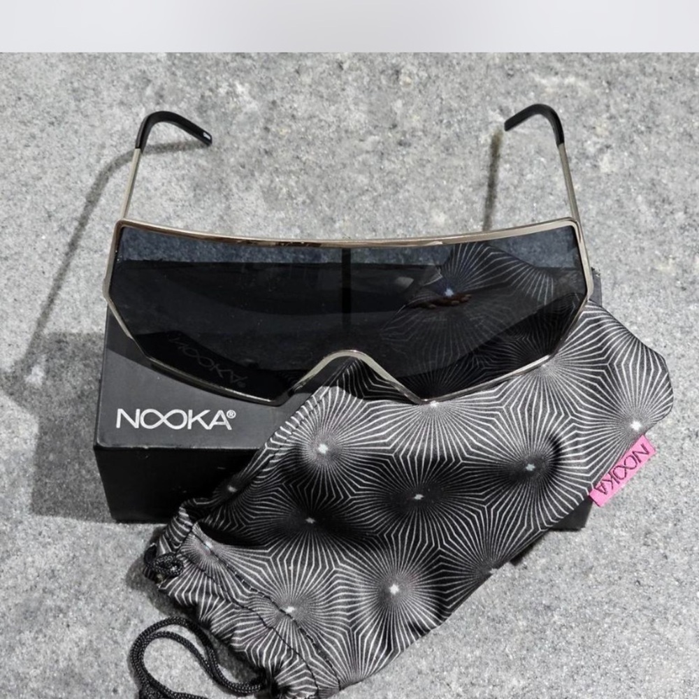 Rare Nooka Venus Futuristic Shield Sunglasses, same version worn by Prince - Picture 3 of 8